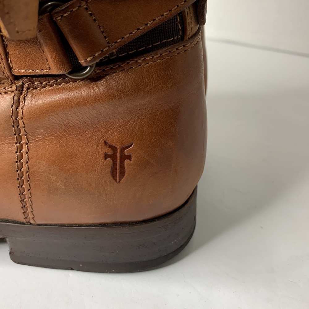 cognac leather riding boots